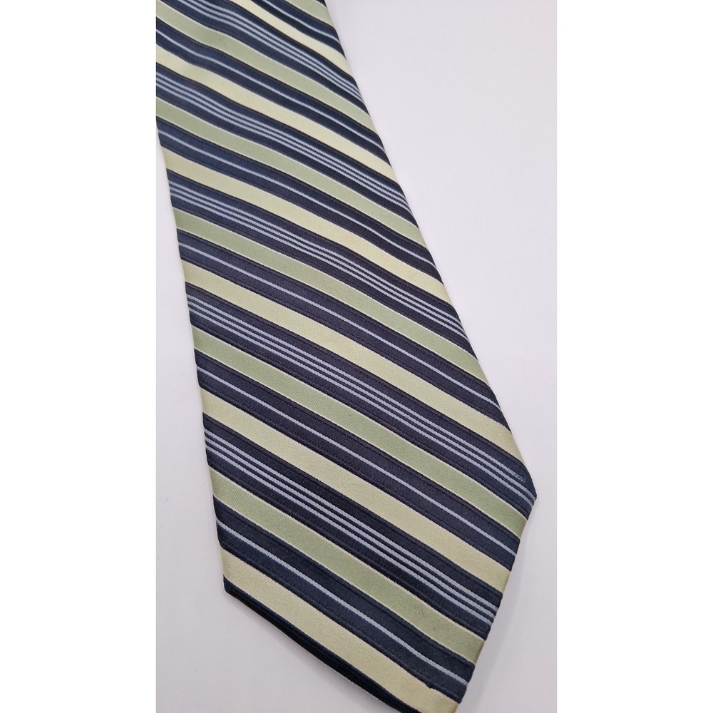 Jones New York Green Blue 100% Silk Men's Neck Tie